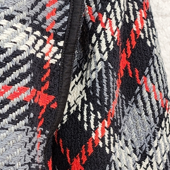 Ruti Women's Shawl Open Fonrt Plaid Vest - Picture 5 of 5